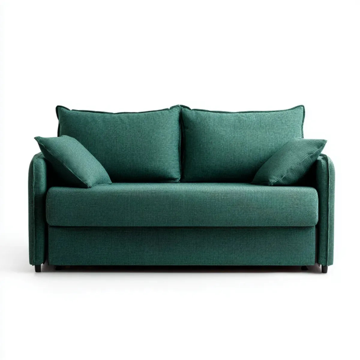 2-Sitzer Sofa Tannengrün 160 x 90 x 85 cm Polyester Rechteckig